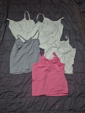 Hanes Girls Undershirts Pack - Pink & Gray Set